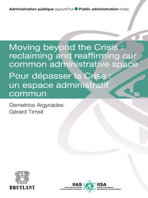 cover image of Moving Beyond the Crisis